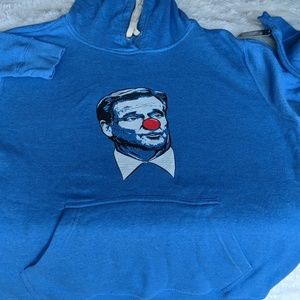 J. America Royal Blue Roger the Clown Hoodie XL